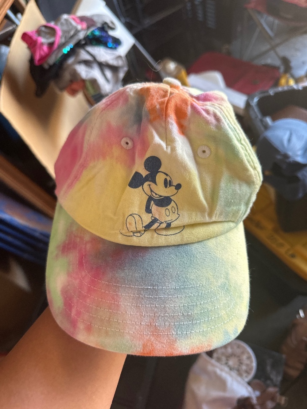 Tie dye Disneyland hat